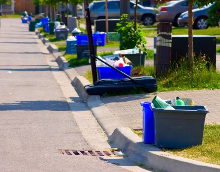Advanced equipment used for builders waste clearance in Brent Cross
